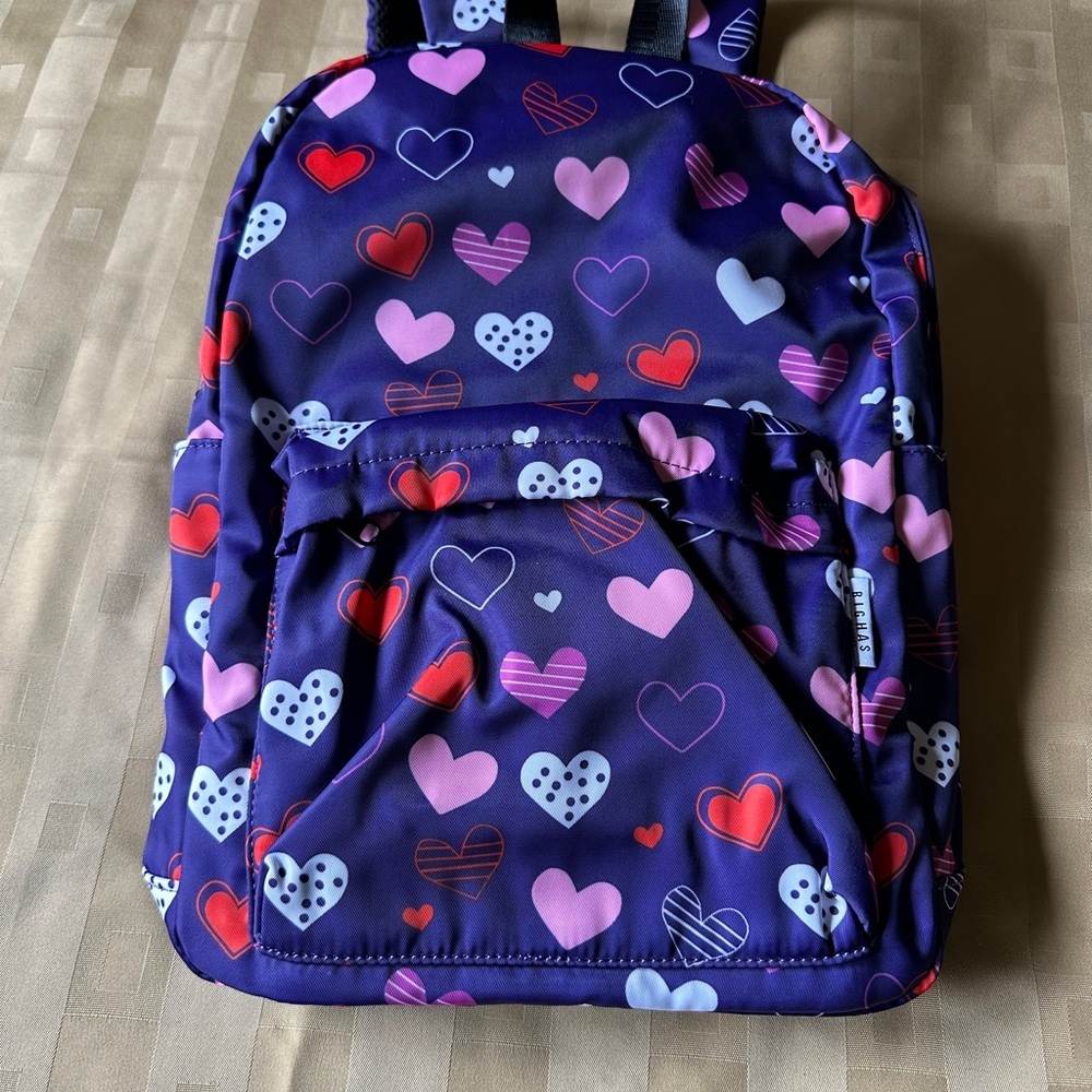 Heart Patterned Backpack NEW